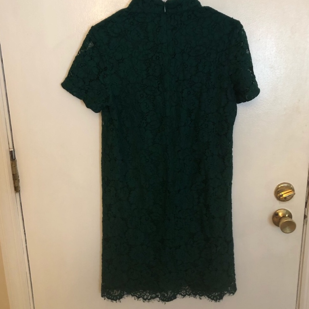 Green Lace Choker Dress - Picture 6 of 8